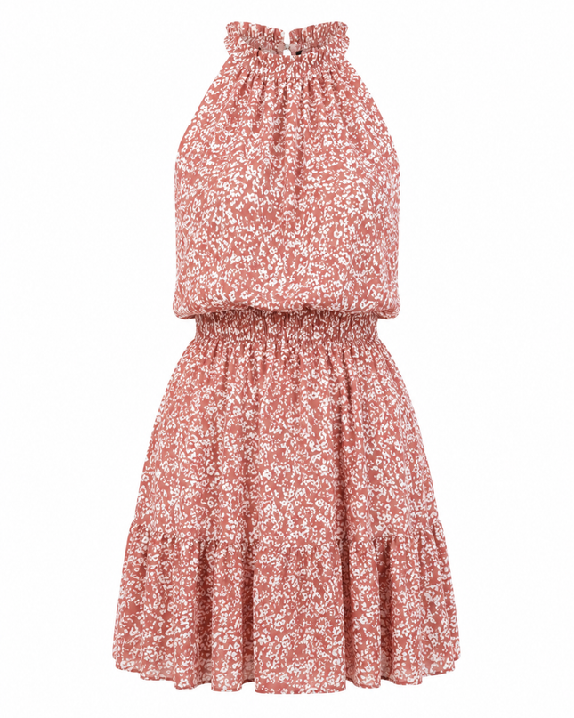 Vestido Halter Bloom Rosa