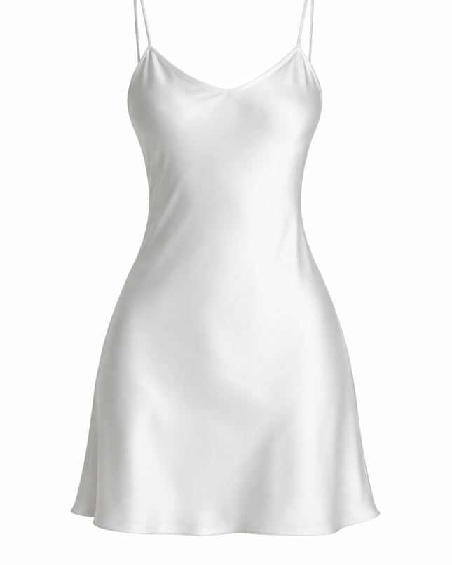 Vestido Satinado Tirantes