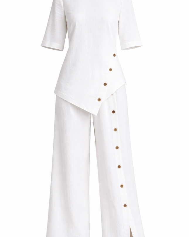 Conjunto Blanco Asimétrico