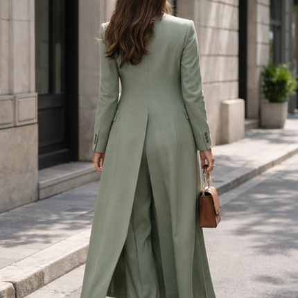 Blazer Traje 3 Piezas Sage