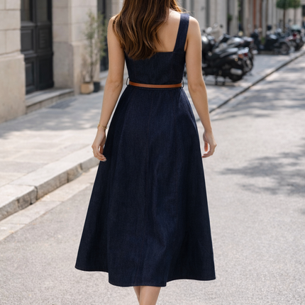 Vestido Midi Denim