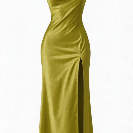Vestido Largo Satinado