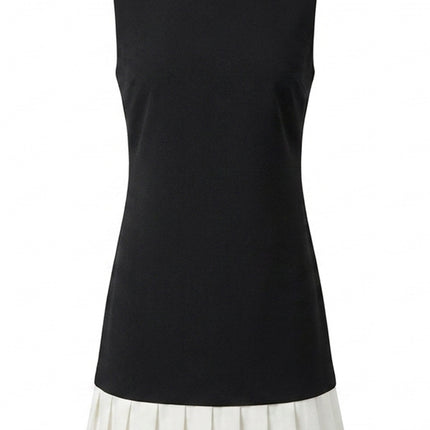 Vestido Corto Contrast