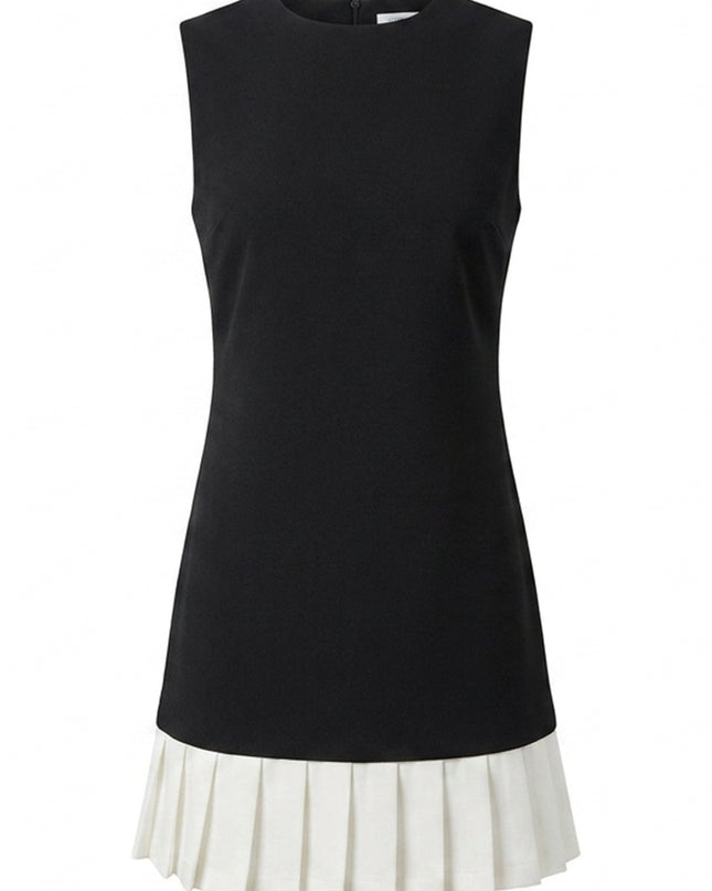 Vestido Corto Contrast