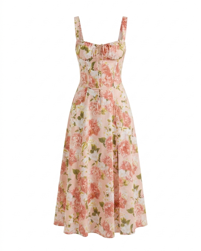 Vestido Midi Floral