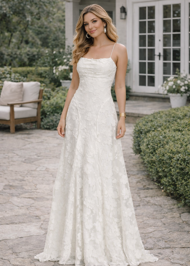 Vestido Largo Blanco Elegance