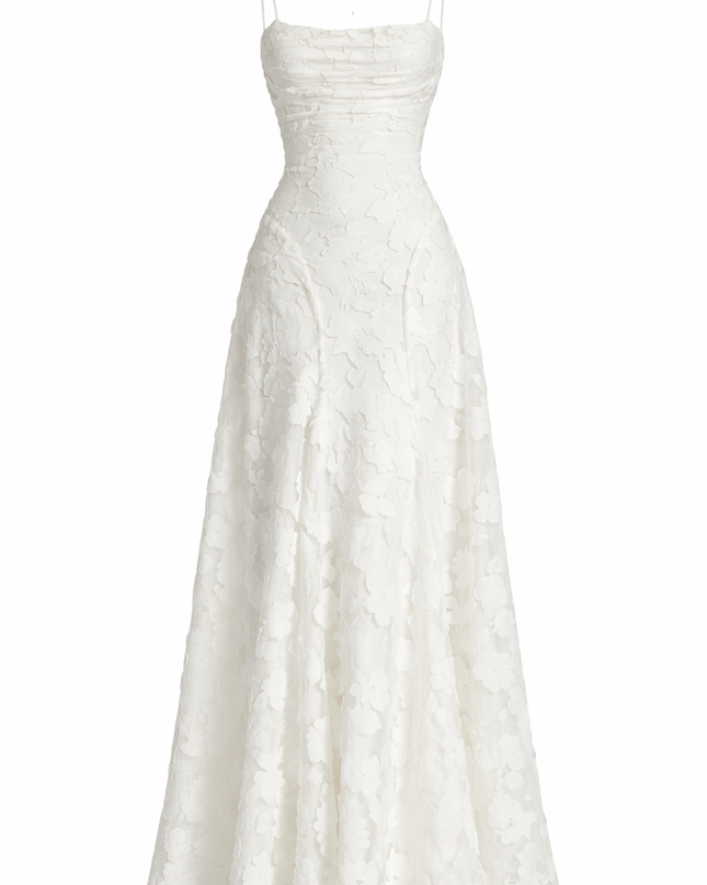 Vestido Largo Blanco Elegance